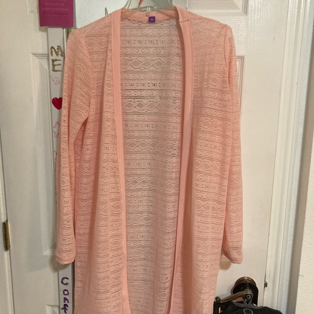 Yitty - Knit Slip Pink Cardigan